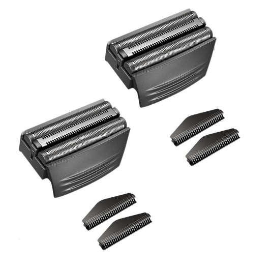 2 PACK BLACKShaver Replacement Foil Compatible with Remington TITANIUM-X Flex & Pivot Foil and Cutter F5800 & F7800,Shaver heads Fit for Remington F4900,F5800,F7800