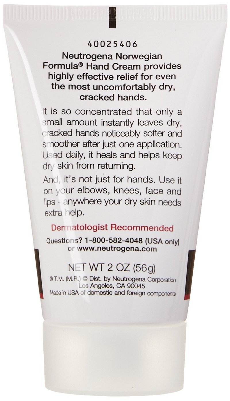 Neutrogena Hand Cream Norwegian Formula, 2 Oz (5 Pack)