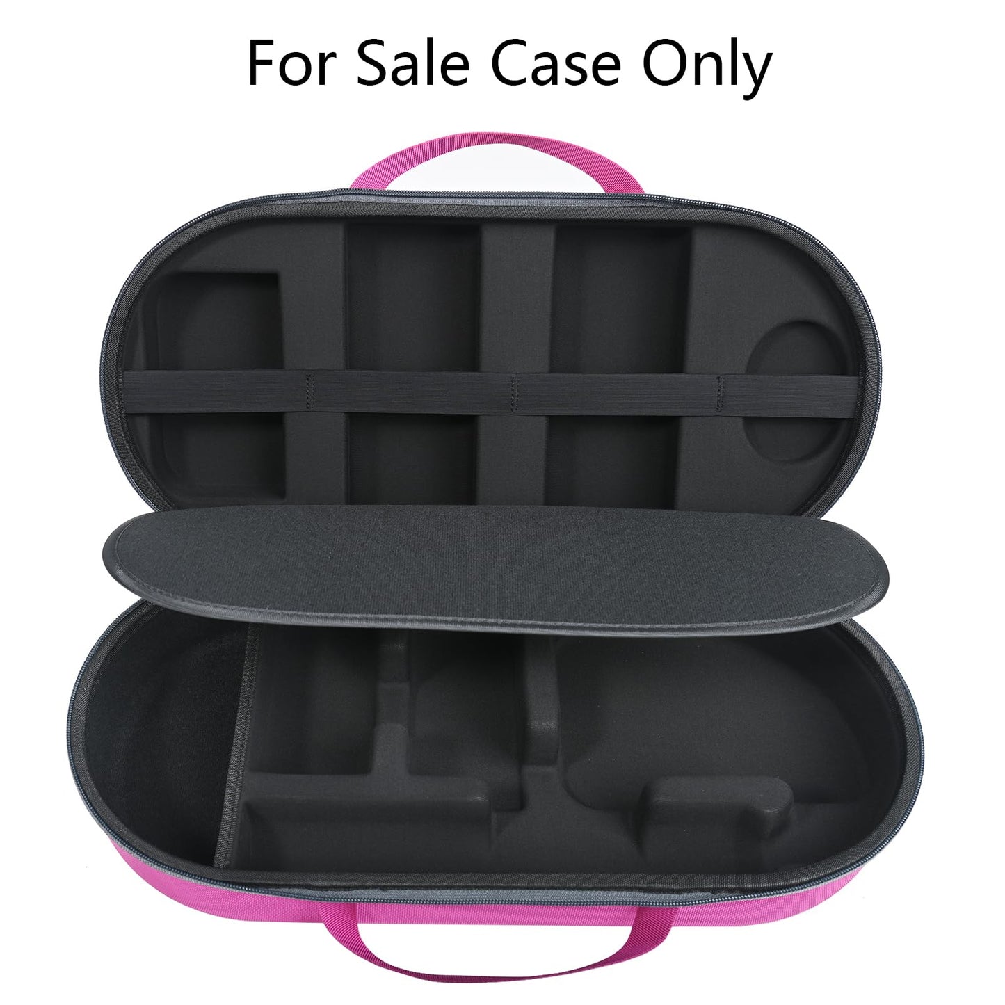 RLSOCO Carrying Case for Dyson Airwrap i.d./Airwrap Co-anda2x Multi-Styler and Dryer - Fits 4pcs Long Barrels or Short Barrels - Pink (Case Only,Hair Styler is not Included)