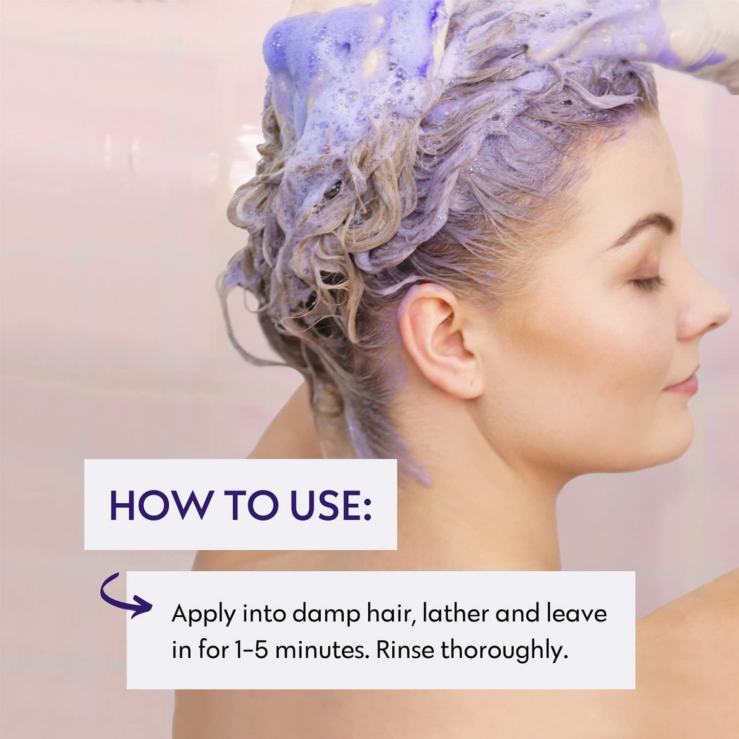 No nothing No Yellow Purple Shampoo – Fragrance Free Toning Shampoo for Blonde, Gray & Silver Hair – Neutralizes Brassiness – Hypoallergenic for Sensitive Scalp, 10.1 Fl Oz