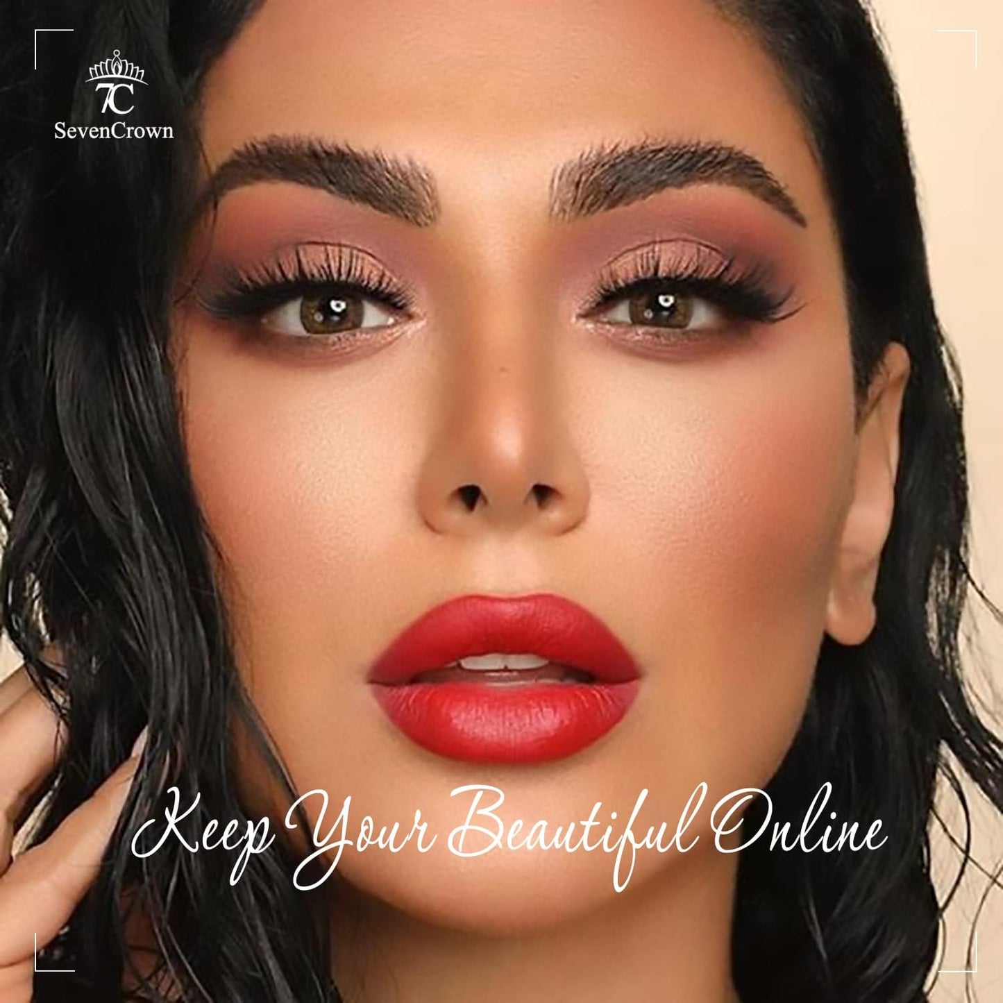 7C SEVENCROWN Eye Liner Magnetic Eyeliner Black Waterproof Liquid Eyeliner,Upgraded All-Day Hold, Sweatproof, Works Perfectly with Magnetic Eyelashes Kit - 5ml*4 Count