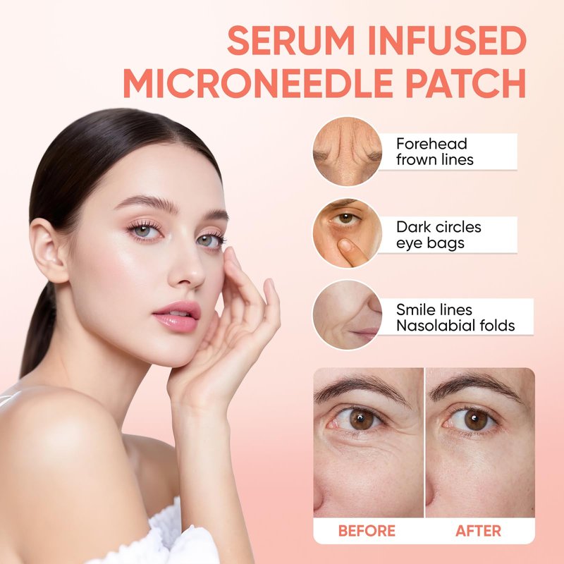 NOVALIFT Eye Patches, 1 Bag(3Patches) Hyaluronic Acid & Collagen Under Eye Mask for Dark Circles, Puffiness & Fine Lines, Deep Hydrating Anti-Wrinkle Eye Pads + Forehead