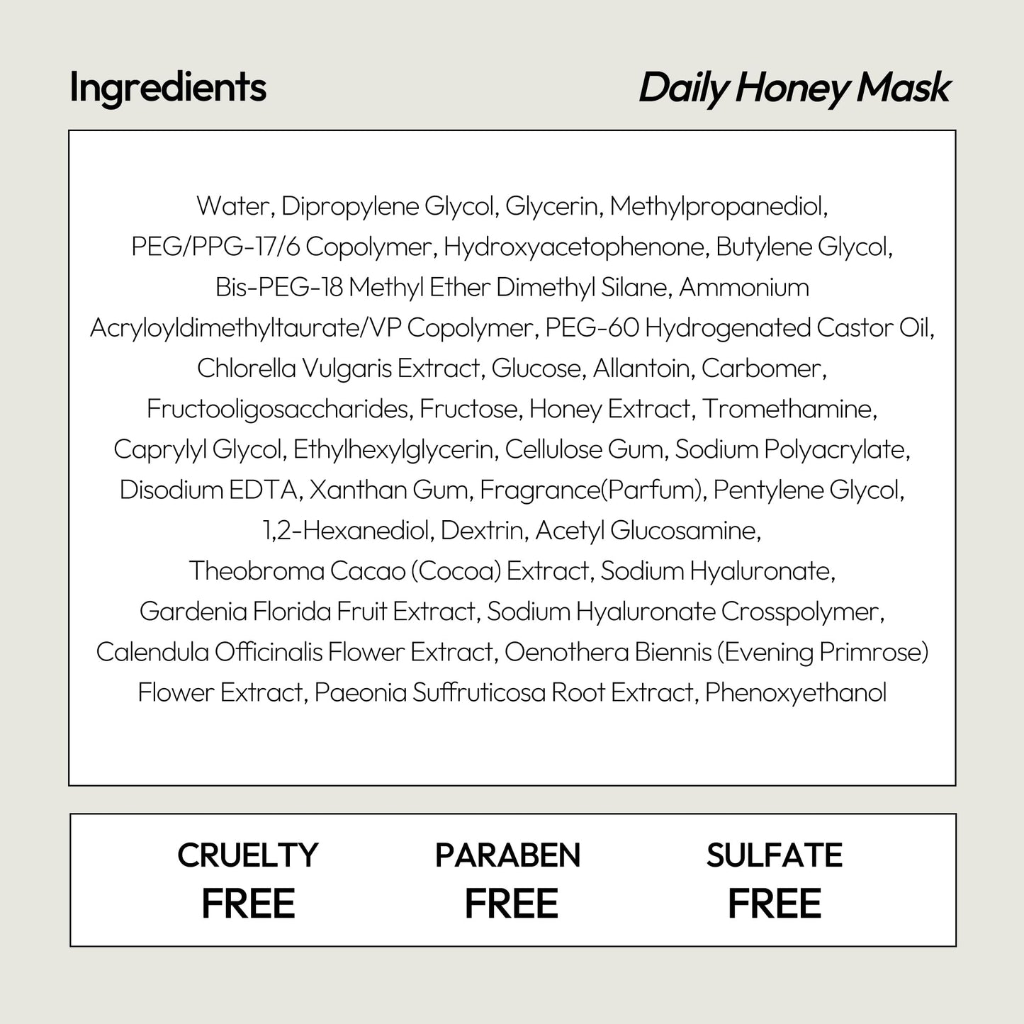 LAPCOS K Beauty Honey Sheet Mask - Nourishing & Hydrating Face Masks with Hyaluronic Acid to Hydrate and Tighten Dry Skin - Highly Breathable Lyocell Sheet Korean Skin Care Beauty Favorite (Pack of 5)