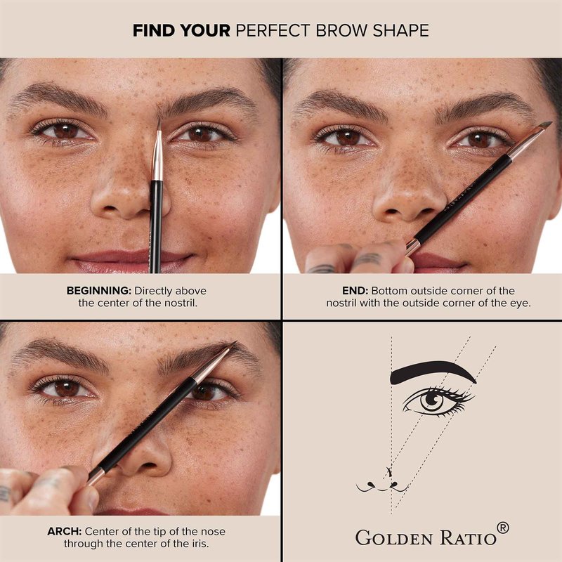 Anastasia Beverly Hills Brow Definer - 3-in-1 Triangular-Tipped Retractable Eyebrow Pencil with Spoolie - Multi-Functional Definer to Fill, Detail & Blend Brows - Ash Brown
