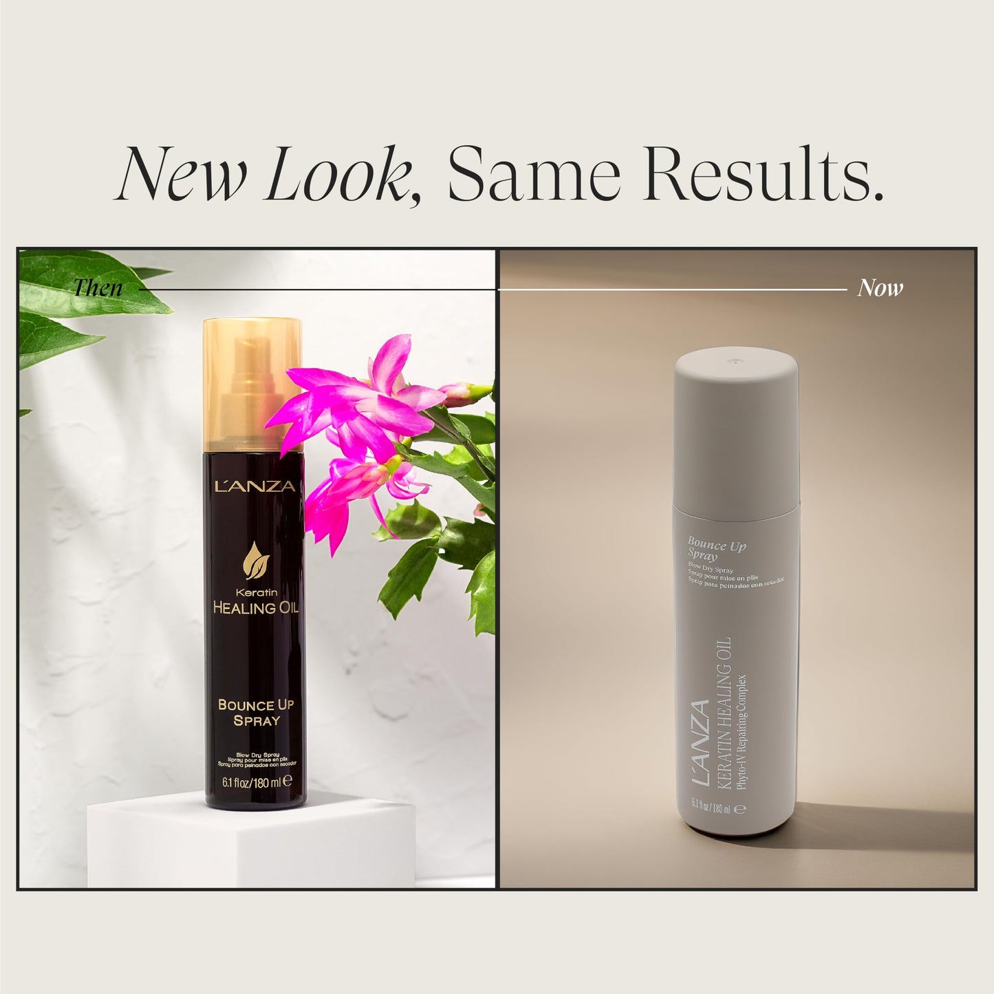 L'ANZA Keratin Healing Oil Bounce Up Hair Spray, Boosts Volume and Shine, With a Weightless Formula, For an Extra Push of Plump, Body & Bounce (6.1 Fl Oz)
