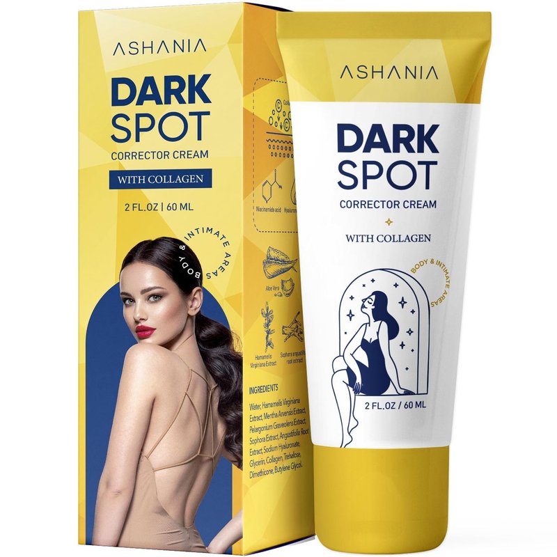 Dark Spot Remover for Face & Body - Advanced Corrector for Inner Thighs, Neck & Knees | 2 Fl Oz