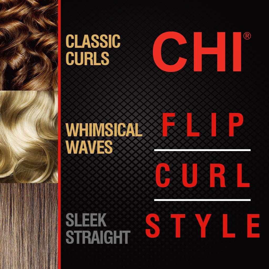 CHI Original Digital Ceramic Hair Straightener 1″ Flat Iron, Professional Tourmaline Hairstyling Tool for Smooth Frizz-Free Hair, Adjustable Digital Temperature Display, Salon-Quality Results