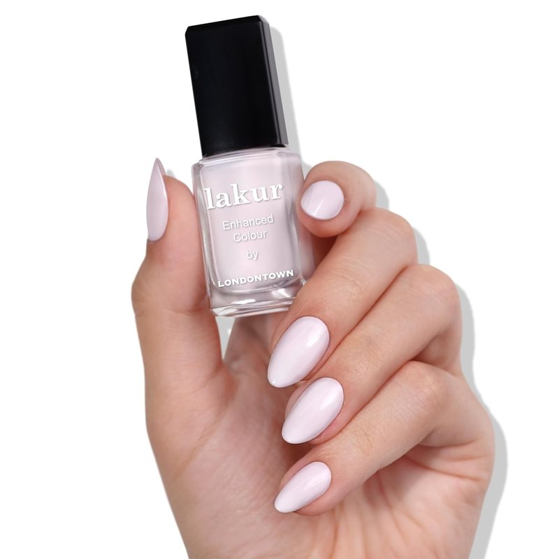 LONDONTOWN Lakur Nail Polish - Long-Lasting Pink & Purple Shades | 21+ Free Non-Toxic Vegan Formula, 0.4 Fl Oz