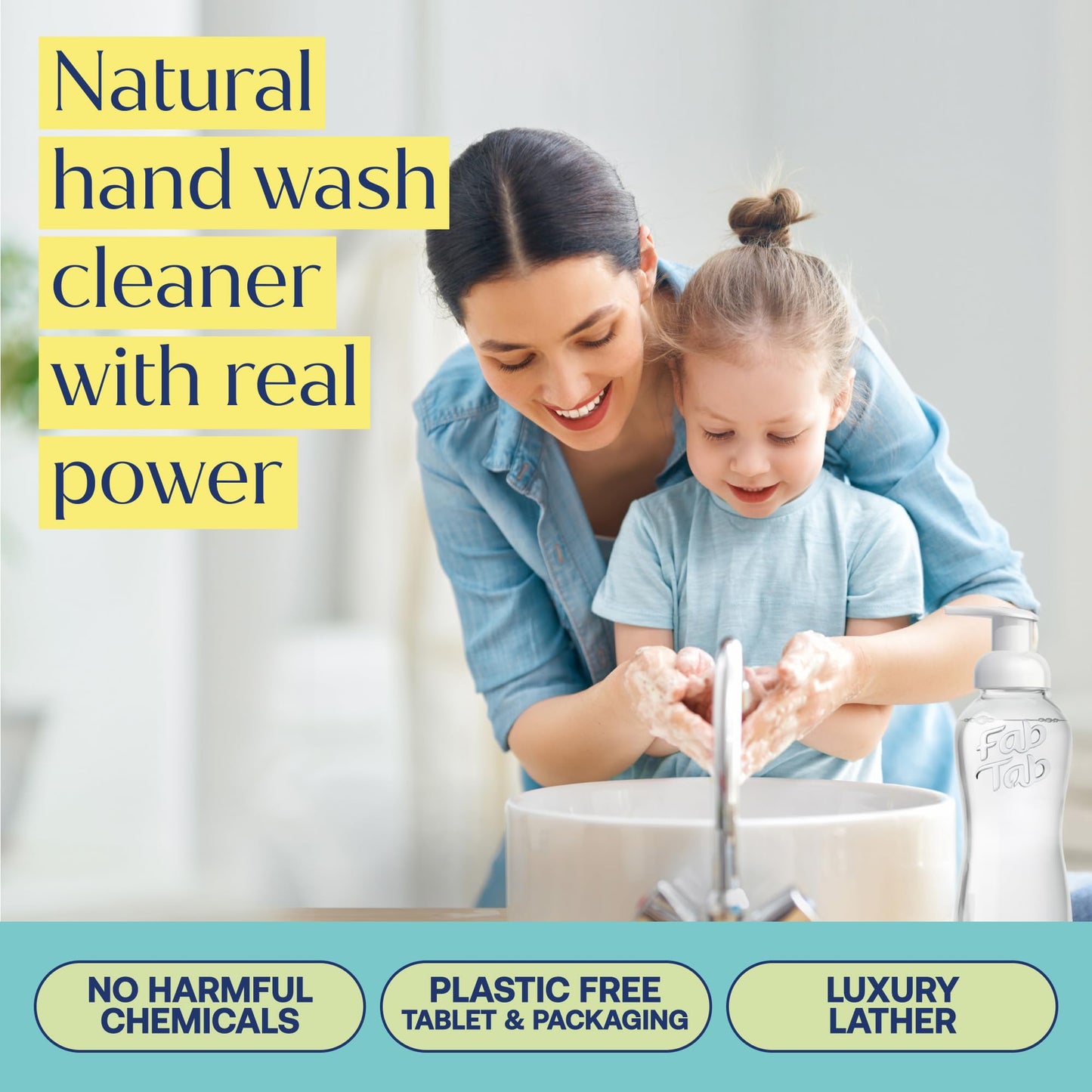 Fab Tab Foaming Hand Soap Refill Tablets, 20 Pack – Makes 238 fl oz – Plant-Based – Variety Scents (Citrus Blossom, Boutique Hotel, Pure Elegance, Organic Fig) – Works with Any Foaming Dispenser