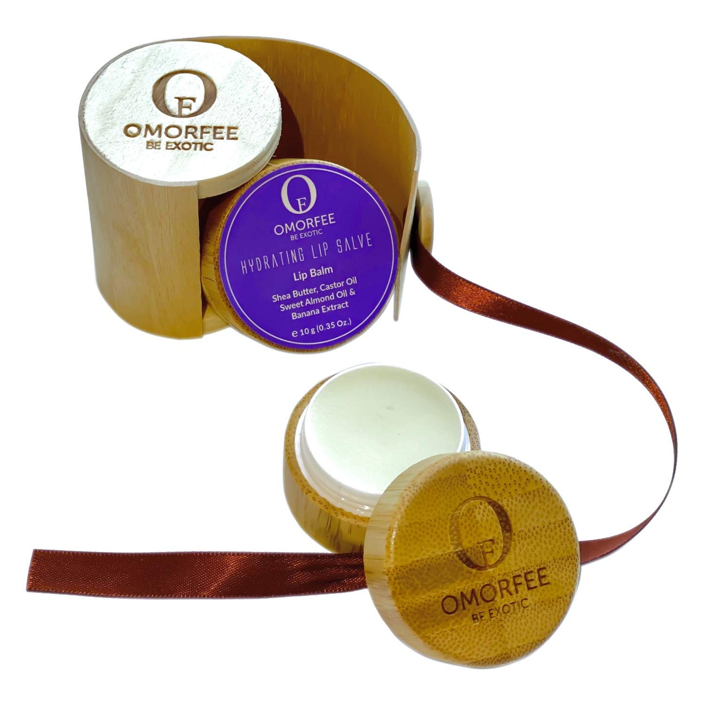 Hydrating Lip Balm by Omorfee for Dry, Cracked Lips | Repair & Treatment | Moisturizer for Soft, Smooth, Supple Lips | Conditioning Lip Balm for Instant Moisture, Shine & Hydration – 10g / 0.35 oz