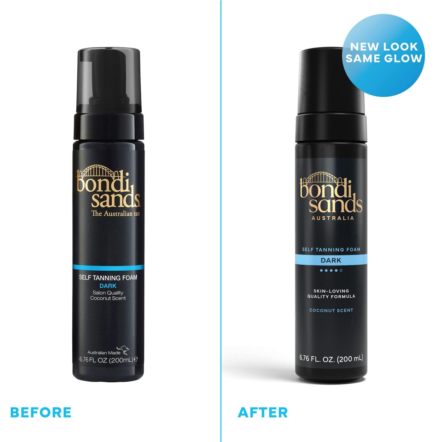 Bondi Sands Dark Self Tanning Foam + Application Mitt | Includes Lightweight Sunless Foam + Reusable Mitt for a Flawless Finish ($30 Value)