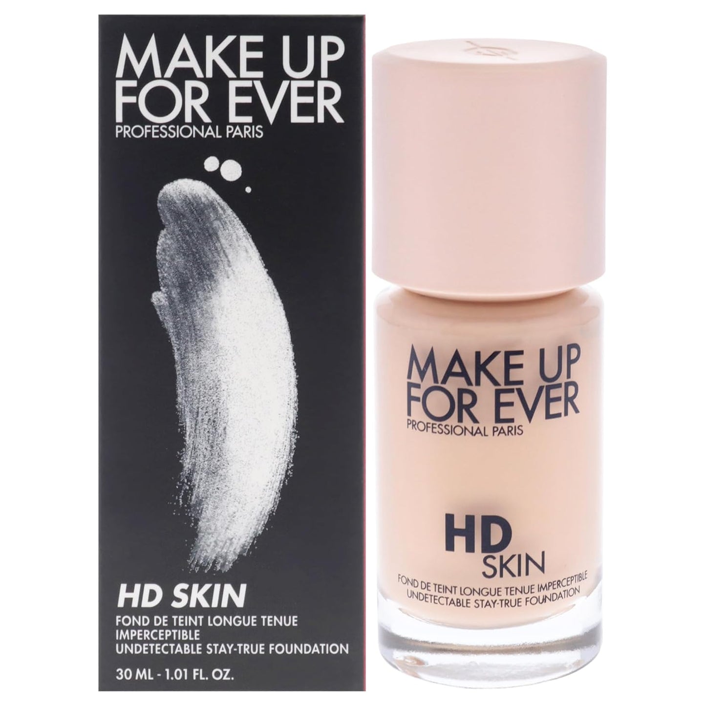 Make Up For Ever HD Skin Foundation - Undetectable, Long-Lasting Coverage | 1Y16 Warm Beige - 1.01 oz