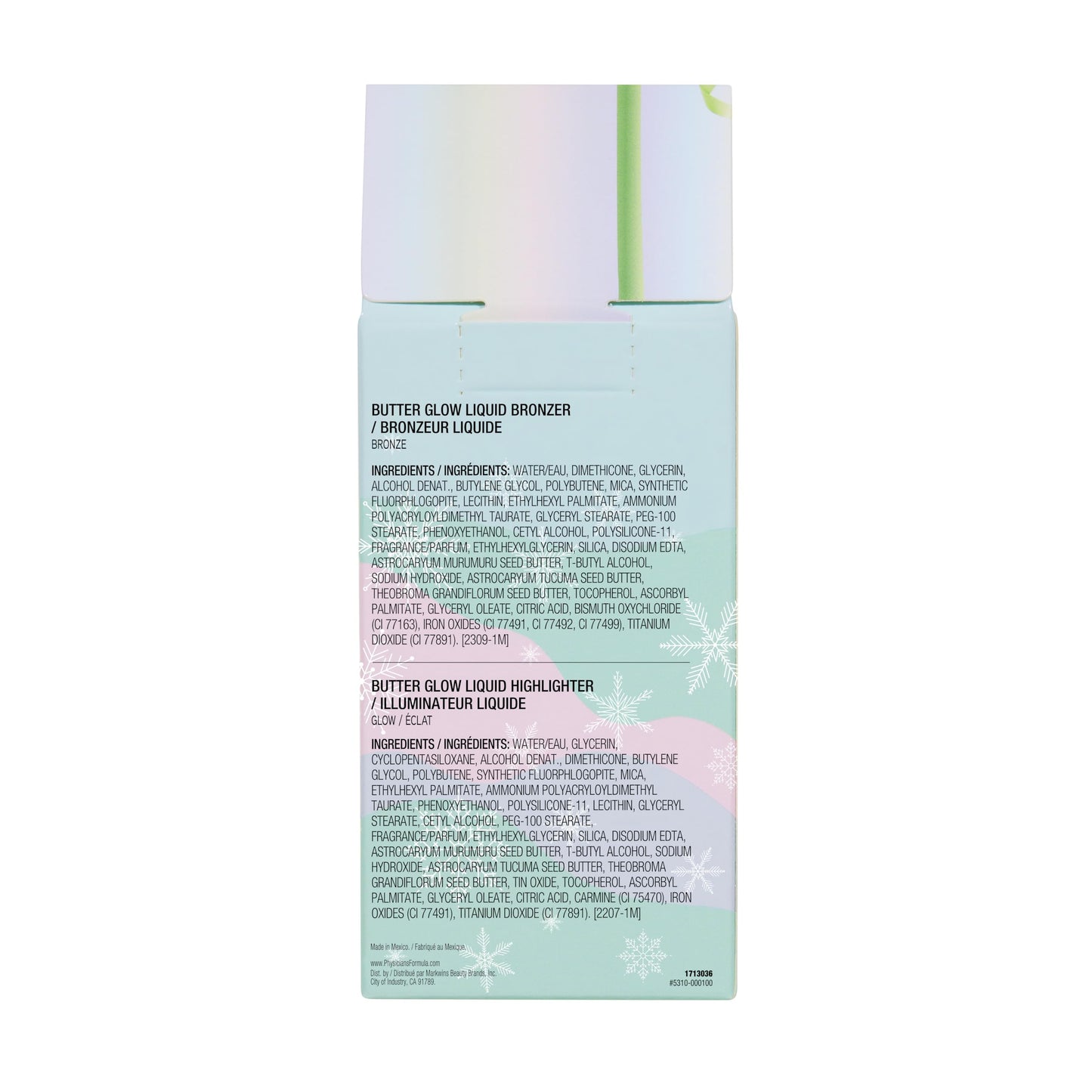 Physicians Formula Glow Angel Duo - Butter Glow Liquid Bronzer & Highlighter with Murumuru Butter, Hydrating & Illuminating Holiday Gift Set, Cruelty Free & Vegan (Pack of 2)