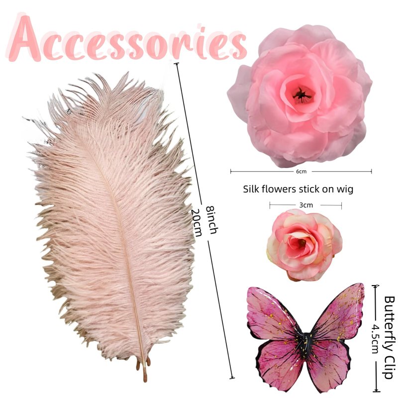 STfantasy 60s Beehive Wig for Women - Marie Antoinette Style Victorian Wig, Perfect for Drag Queen or 50s Retro Look (Pink)