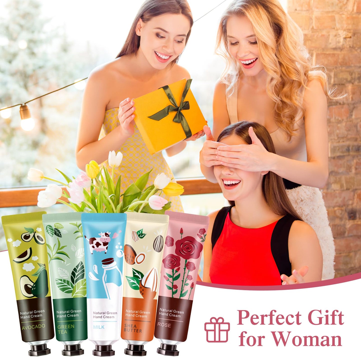 Dansib 120 Pack Hand Cream Gifts Set for Women Mothers Day Gifts for Mom Mini Lotion Bulk for Dry Cracked Hands, Mini Hand Lotion for Nurse Gifts,bridesmaid Gifts,teacher Appreciation Gifts,10 Styles
