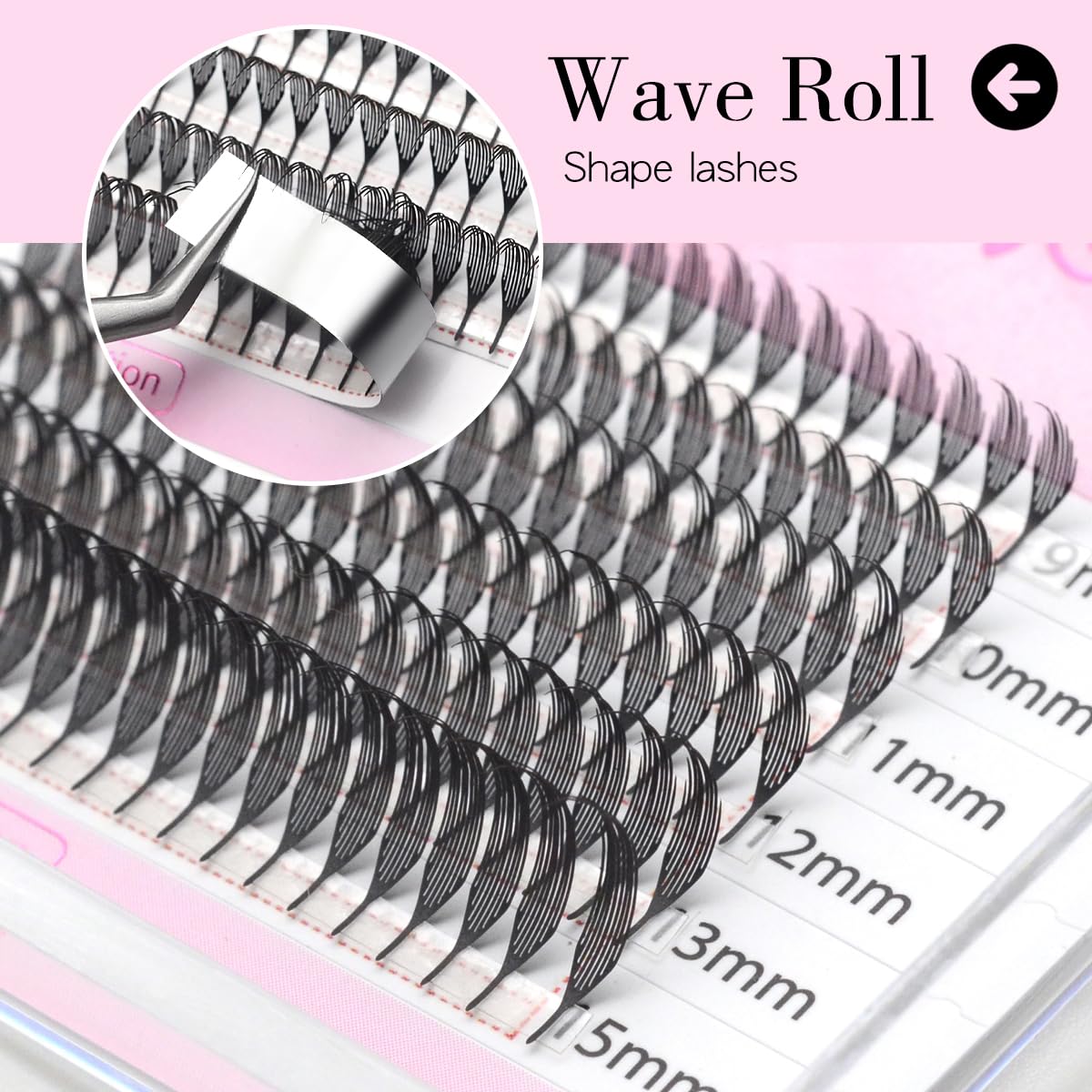 Anime Comic Spire Lash Premade Fans Feathered Premade Fans Soft Fluffy Dark Matte Lash Extensions(0.05C/D,MIX8-15) (C CURL, 0.05)