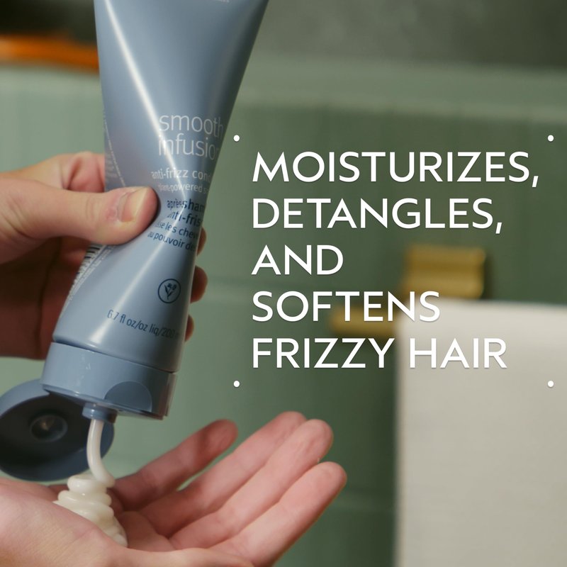 Aveda Smooth Infusion Anti-Frizz Conditioner | Smoothing Conditioner | Frizz Control | Protects Against Humidity | Silicone Free | for Medium and Thick Hair | 99% Naturally Derived*, 6.7 Fl Oz