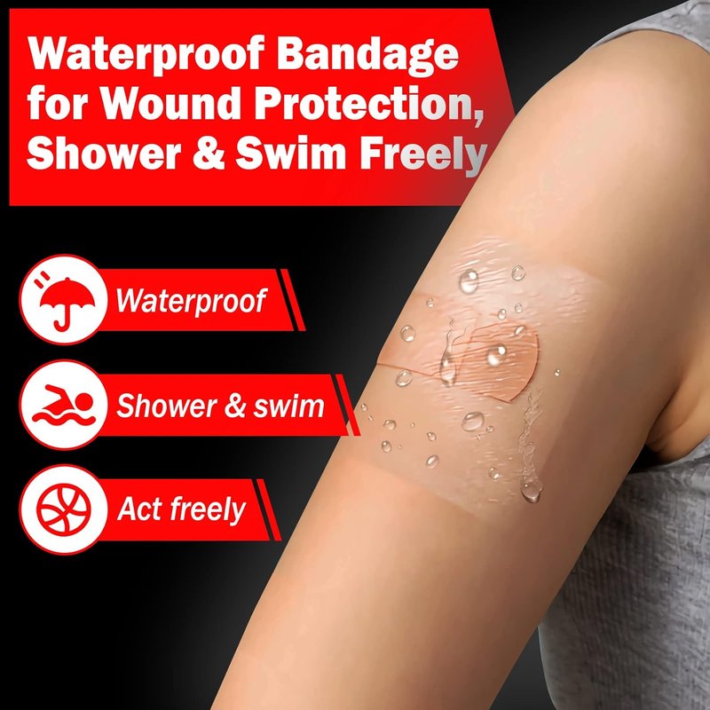 Tattoo Aftercare Bandage - Waterproof Second Skin Healing Wrap | 8" x 10 Yards