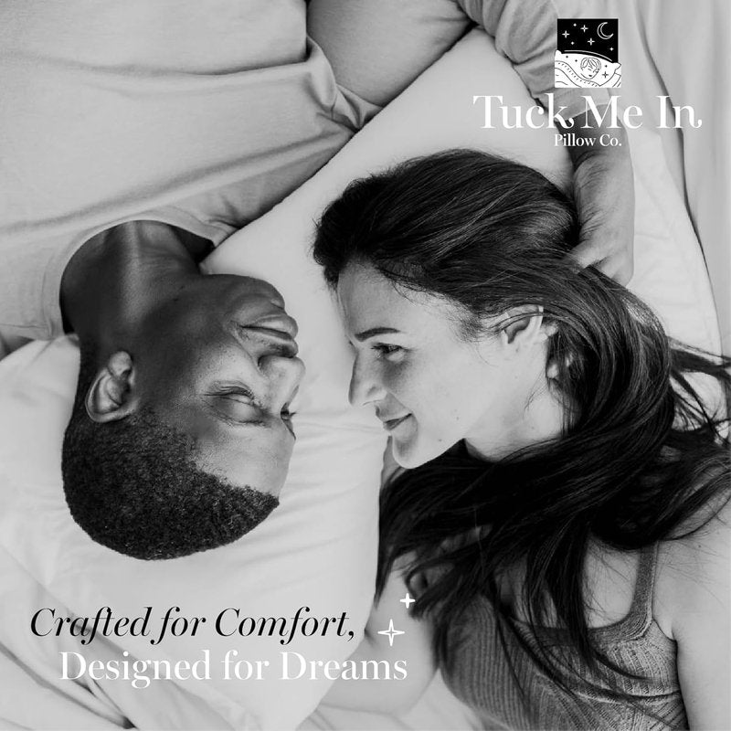Down Alternative Pillows - Hypoallergenic Queen Size, Set of 2 | Premium Breathable Comfort for Side & Back Sleepers