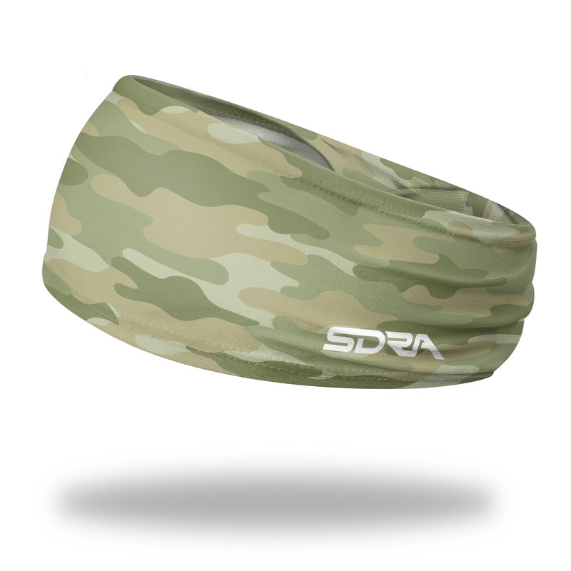 Suddora Camo Tapered Headband - Workout, Hunting, Sports, Shooter Games