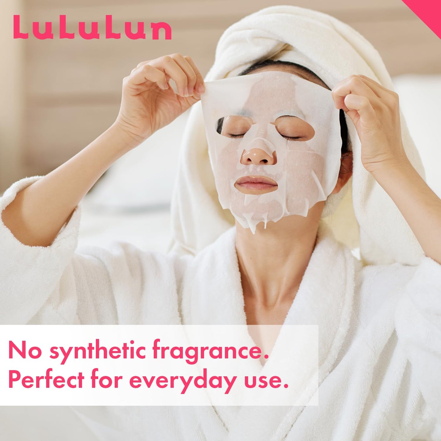 Lululun Anti Aging Face Mask for Women 32 Sheet, Daily Face Mask Skin Care & Moisturizing FACE MASK with Rice Extract, Collagen& Honey, Japanese Face Mask Sheet & Facial Sheet Mask, PRECIOUS MOIST