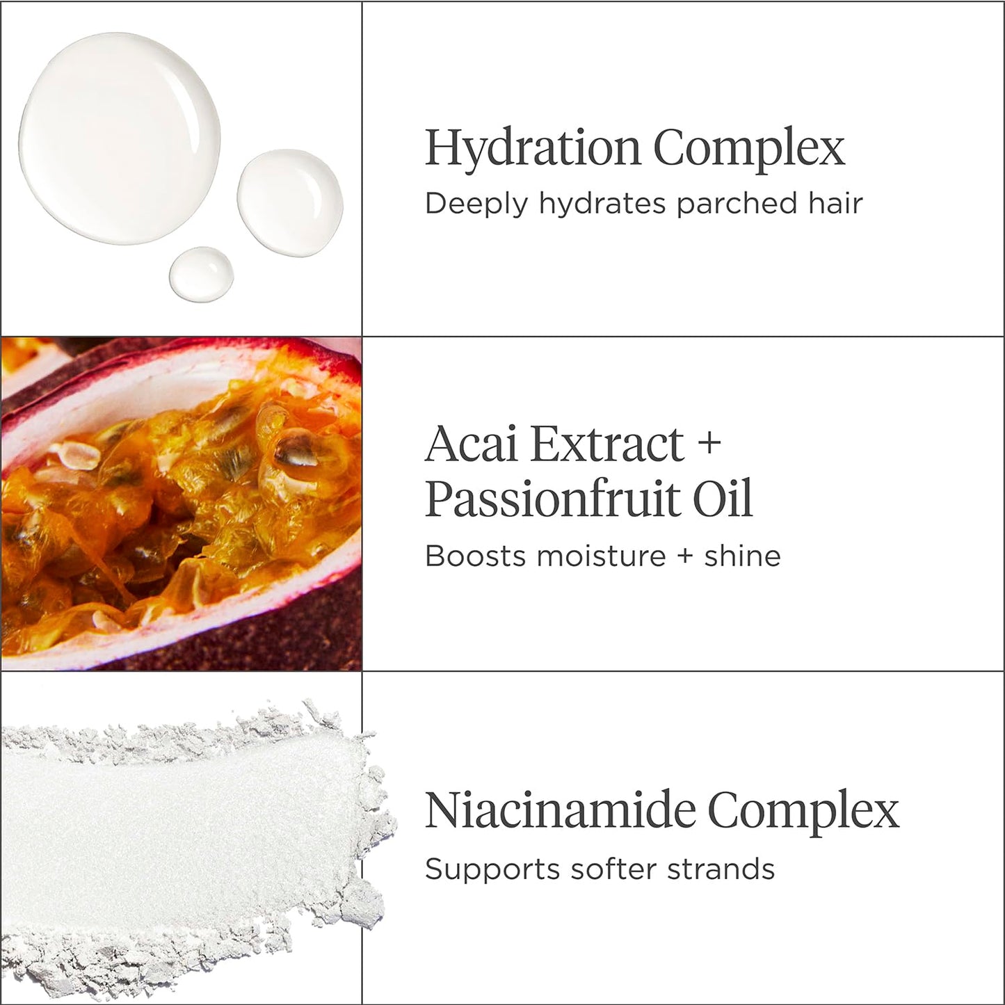 Briogeo Superfoods Acai + Passionfruit Lightweight Hydration Hair Mask – Deep Conditioner for Fine Hair, Boosts Shine & Softness, Weightless Moisture, Vegan & Cruelty-Free