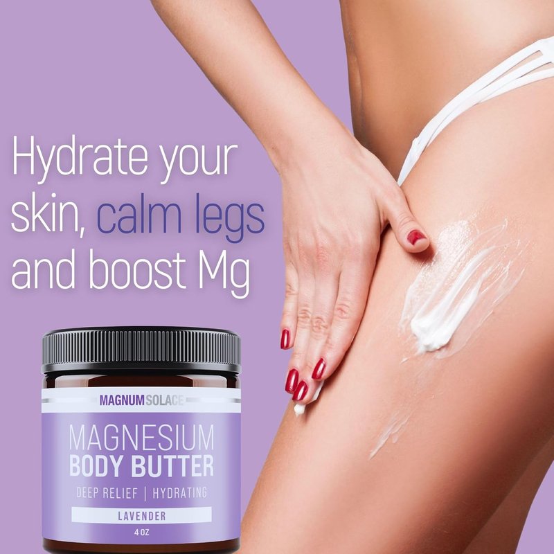 Arnica Magnesium Lotion & Body Butter Set - 3 Pack for Pain Relief & Moisturizing | 3 Items