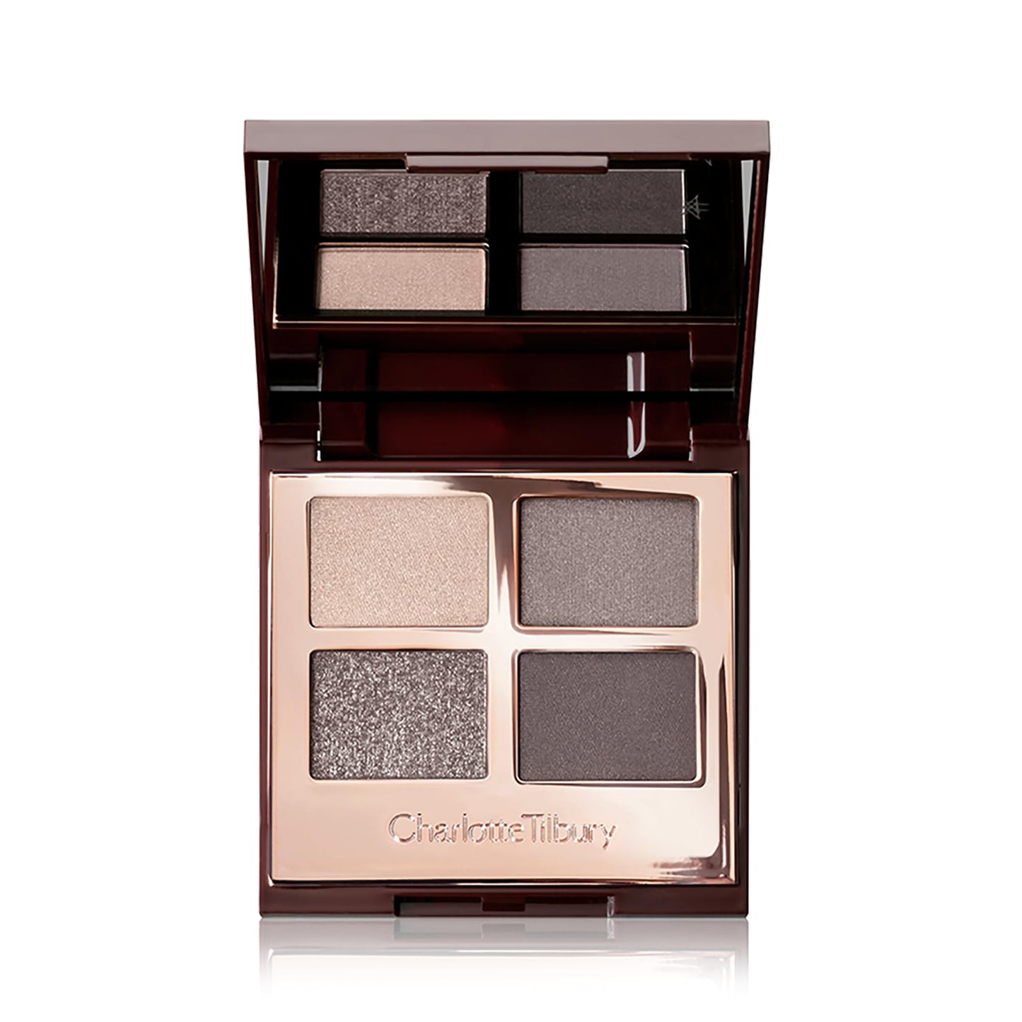 Charlotte Tilbury Luxury Palette Eyeshadow - Shimmer, Metallic & Satin Matte Eyeshadow Quad with a Rich Powder Formula - Includes 4 Complementary Shades - The Rock Chick