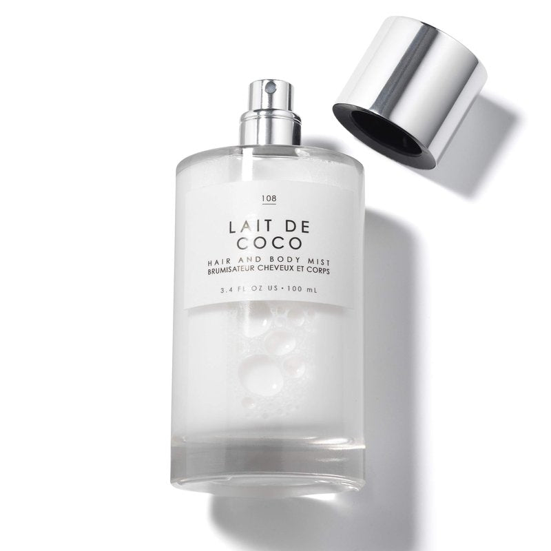 Le Monde Gourmand Lait de Coco Hair & Body Mist for Women, Coconut Hair Perfume & Body Spray, Creamy Coconut Vanilla Bergamot Scent, Vegan & Cruelty Free, 3.4 fl oz (100 ml)