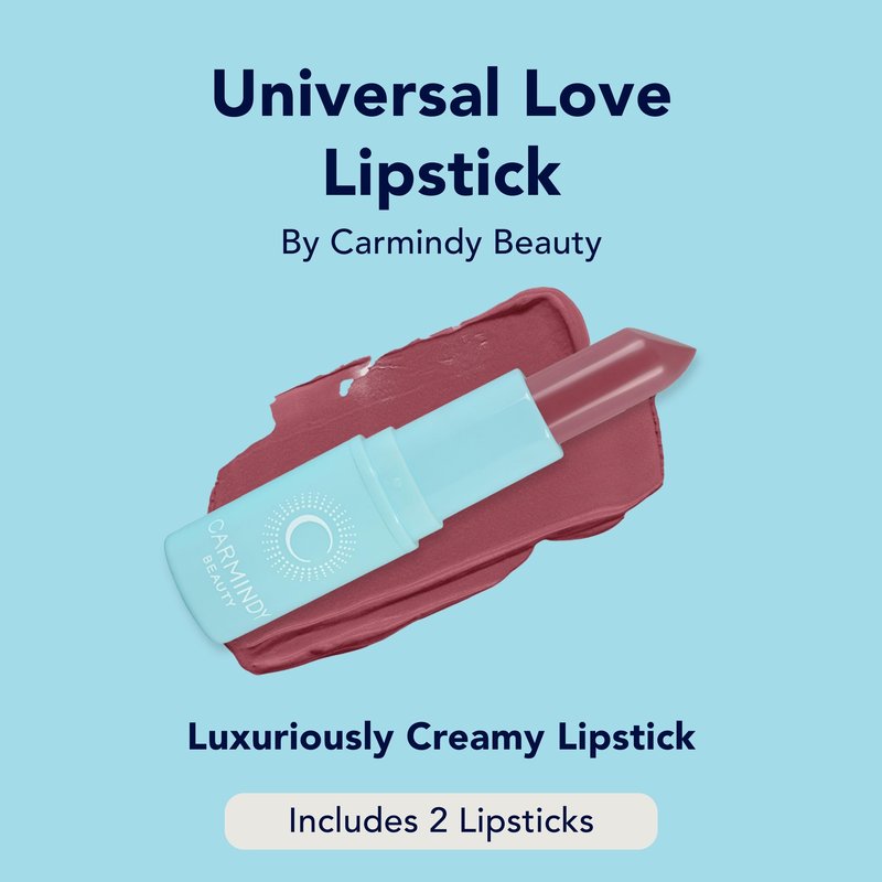 Carmindy Beauty - Universal Love Perfect Rose Lipstick - 2 Pack