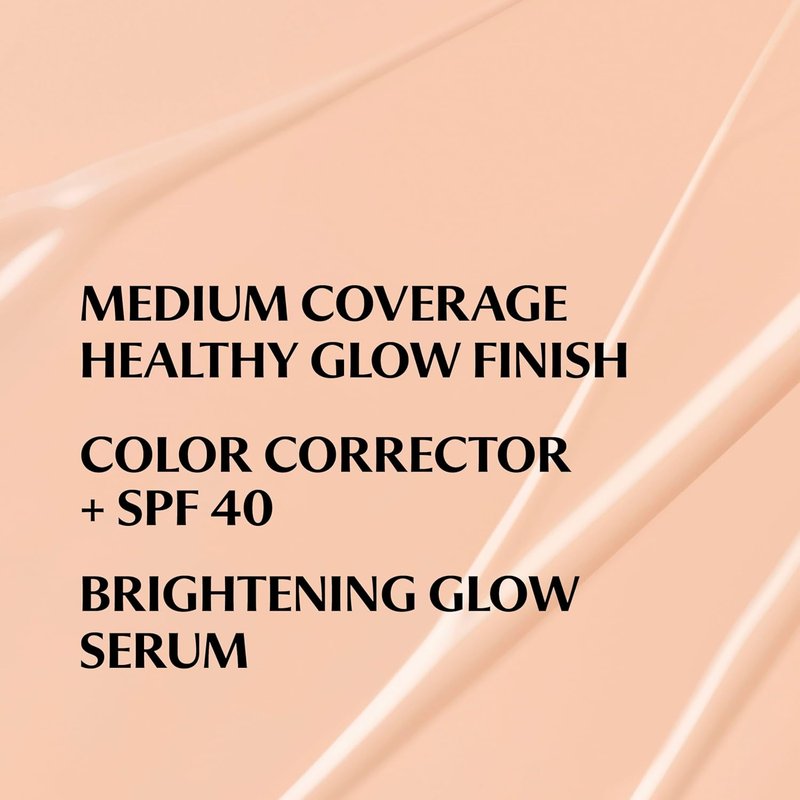 IT Cosmetics CC+ Nude Glow Foundation - Medium Coverage, SPF 40, 2% Niacinamide & Hyaluronic Acid, 1.08 fl oz | For Normal to Dry Skin