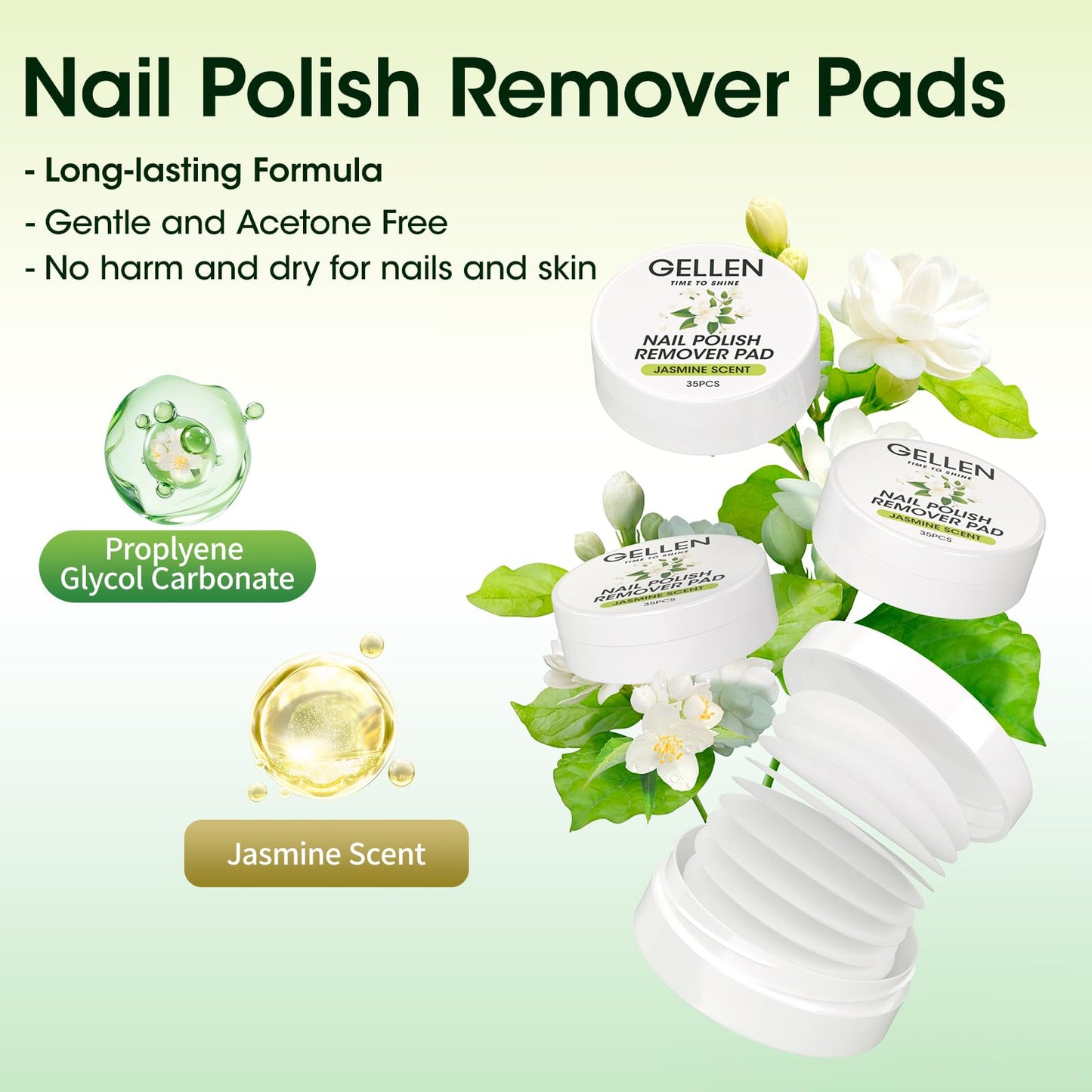 Gellen Nail Polish Remover Pads