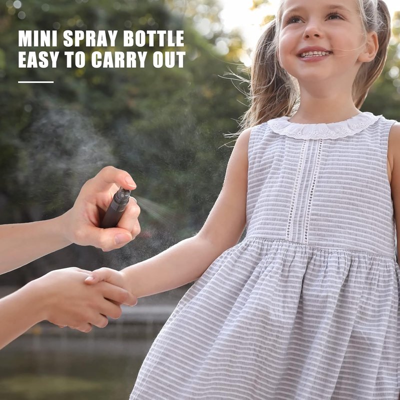 Mini Spray Bottles - 200 Pcs 10 ml Refillable Perfume Atomizers | Portable Frosted Fine Mist Sprayers for Travel
