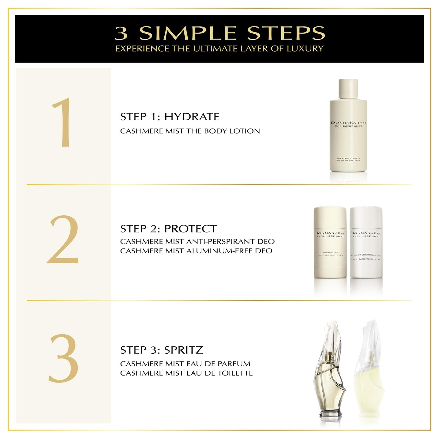 Donna Karan Cashmere Mist Deodorant Stick Duo - Anti-Perspirant & Aluminum Free, 2-Pack of 1.7 Oz.