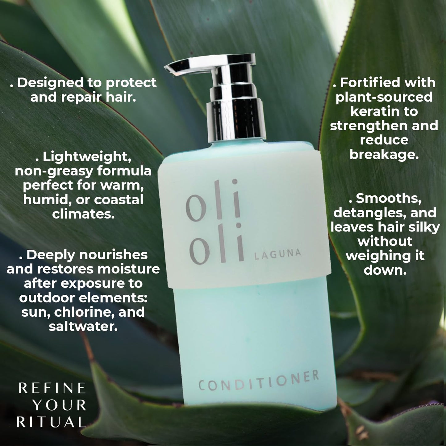 OLIOLI Hydrating Repair Conditioner 15.2oz | Moisture Recovery Conditioner with Keratin, Nourishing Oils & Plant-Based Proteins | Strengthening for Dry Hair & Damaged Hair