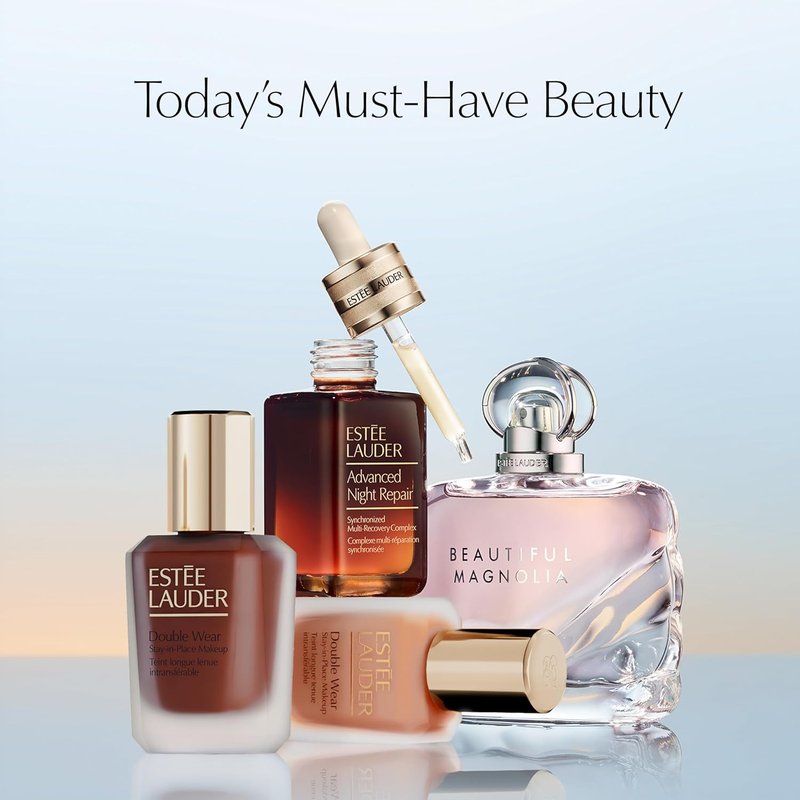 Estée Lauder Double Wear Foundation - 24-Hour Full Coverage Camouflage Makeup for Face & Body | Waterproof SPF 15, 1.0 Fl Oz