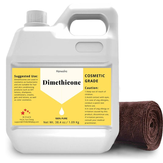 Hznxolrc 36 FL Oz（38.4 oz） Dimethicone 100% Pure, Cosmetic Grade, Suitable for Hair, Body, Skin Conditioning Products and More