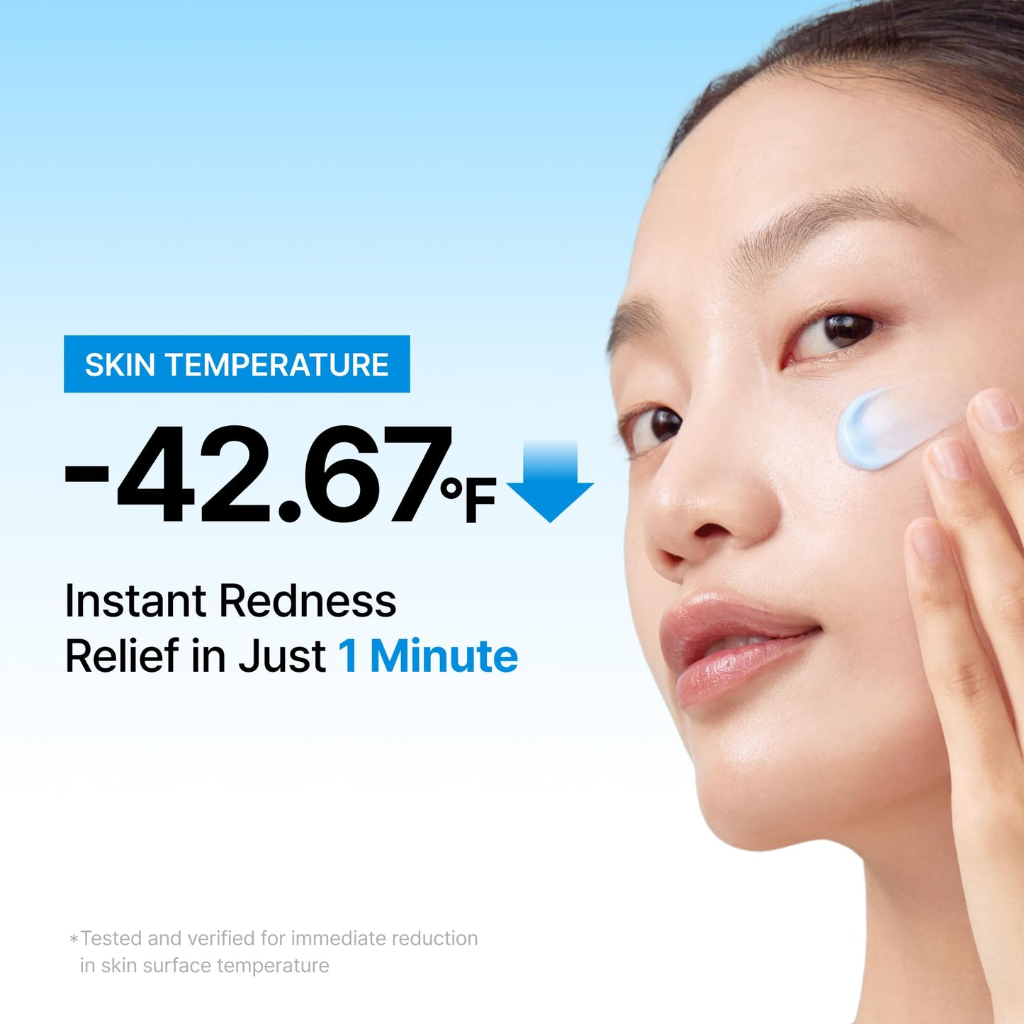DearKlairs Blue Calming Cream | Face Moisturizer for Redness Relief, 2.11oz