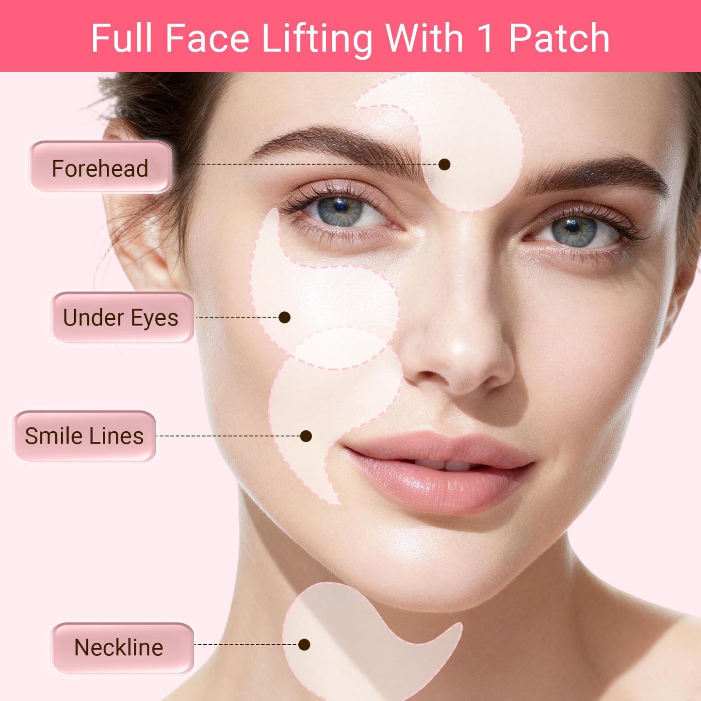 iMethod PDRN Collagen Boost Eye Patches - Under Eye Mask, Instant Lift Eye Mask for Reduce Fine Lines & Wrinkles, Firming Under Eye Patches for Dark Circles, Puffy Eyes, Eye Bags, 8 Pairs