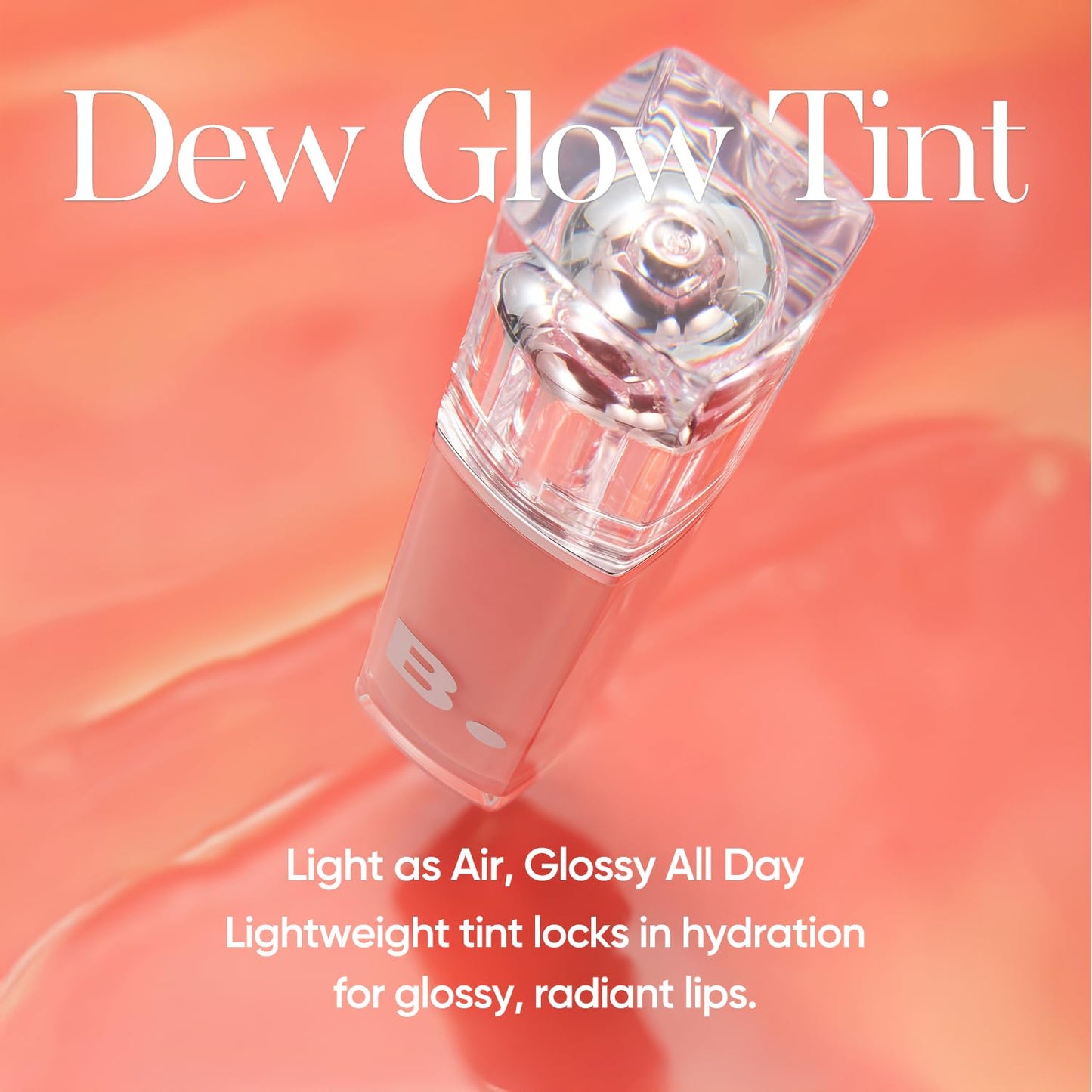 BANILA CO Dew Glow Tint | Hydrating Lip Tint with Dewy Gloss Finish | Lightweight Tint for Moisture-Rich, Naturally Plumped Lips (3.8g / 0.13 oz), BE02 Blush