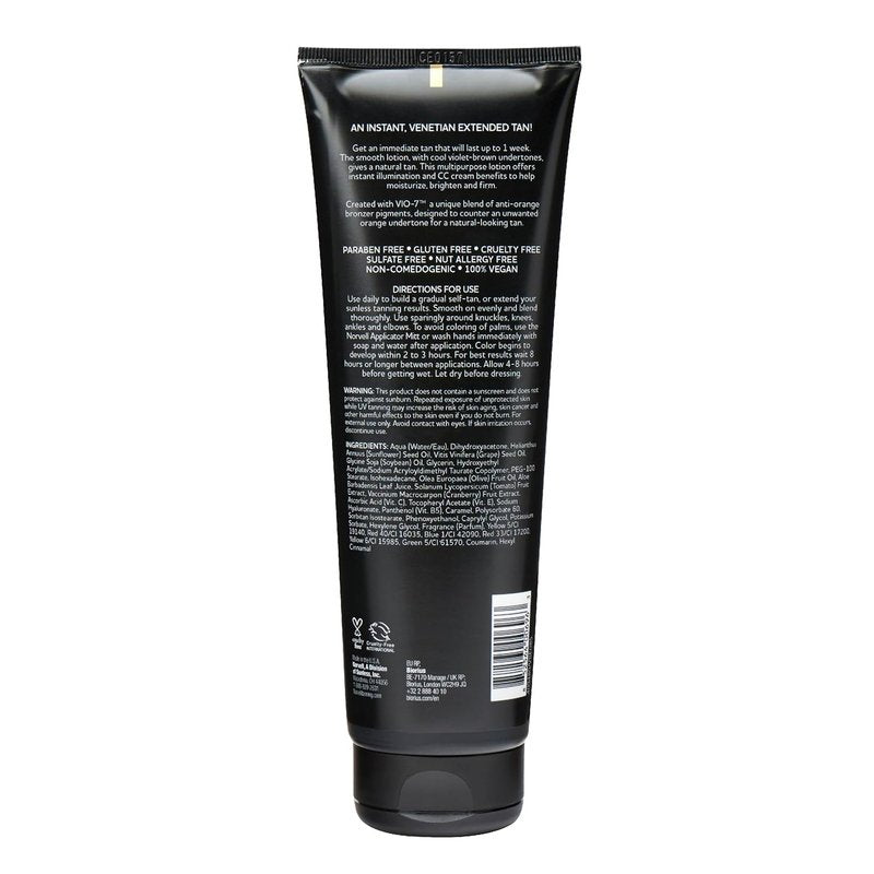 Norvell Self Tan Extender Lotion Bundle - 8.5 Fl. Oz. Tanning Moisturizer + Streak-Free Applicator Mitt