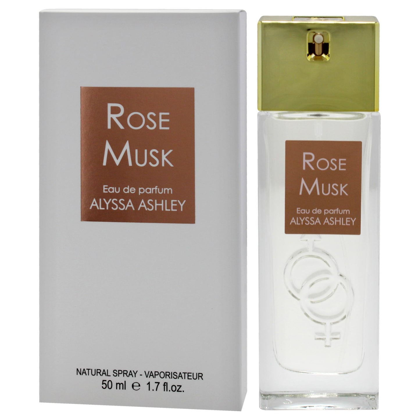 Alyssa Ashley Rose Musk - Perfumes for Women and Cologne for Men - Floral Woody Musk Fragrance with Rose and Cassis - 1.7 oz EDP Spray