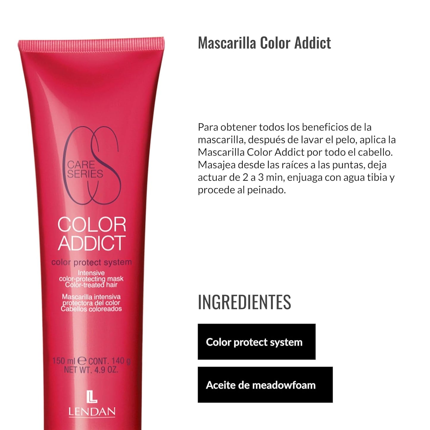 Lendan Colored Hair Mask - Nourishing Color Addict Treatment - 150ml | Hydrates & Protects Dyed Hair