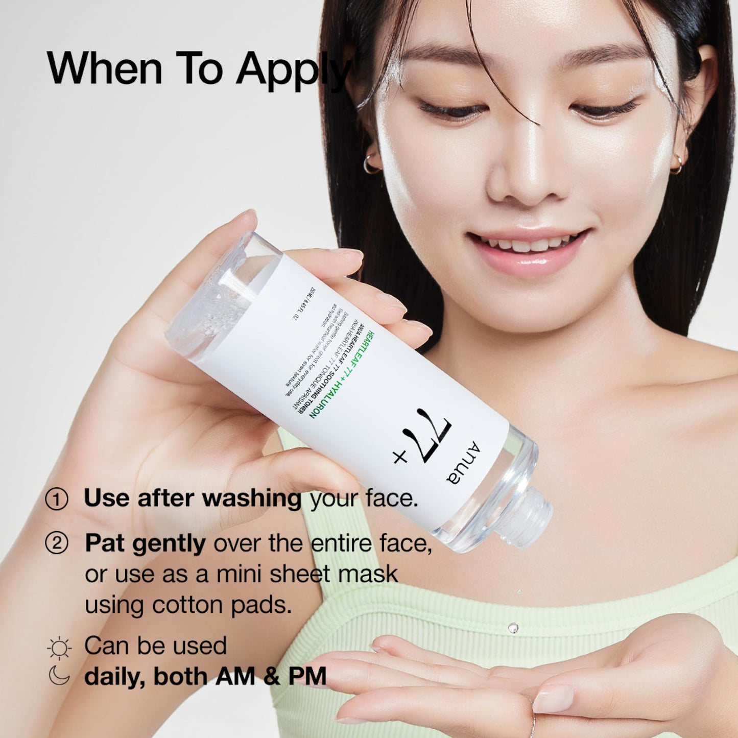 Anua Heartleaf 77 Soothing Toner, Moisturizing & Calming Facial Toner for Glass Skin, Hyaluronic Acid, Lightweight Hydration for Sensitive Skin, Redness Relief,Skin Cooling,Korean Skin Care,16.9 fl.oz