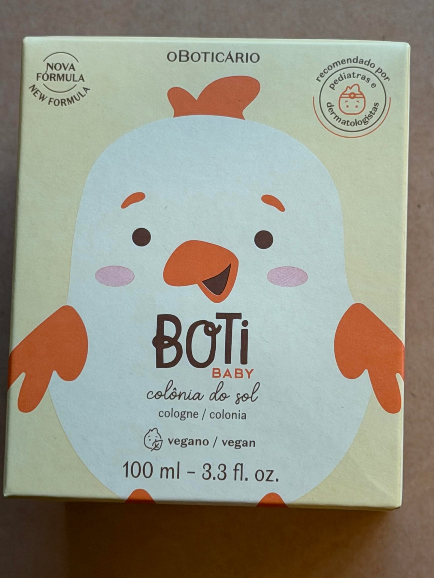 O BOTICARIO Boti Baby Sun Cologne, Relaxing Lavender Baby Perfume Fragrance Spray, 3.3 Ounce