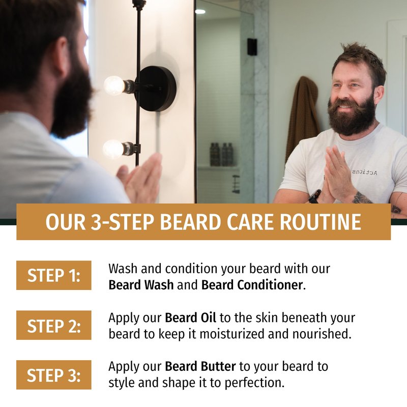 Live Bearded Beard Oil, 1 fl oz - Premium All-Natural Jojoba - Made in the USA - Hair and Skin Care for Men with Dry, Flaky Patches | Legend Scent - Sandalwood, Vanilla