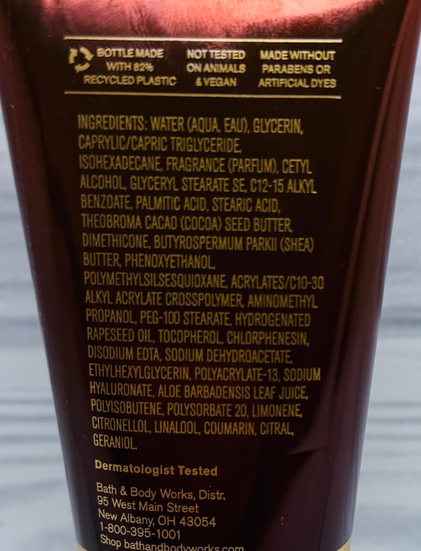 Bath & Body Works Travel Size Ultimate Hydration Body Creams: Mahogany Teakwood 2.5 Ounces Set of 2