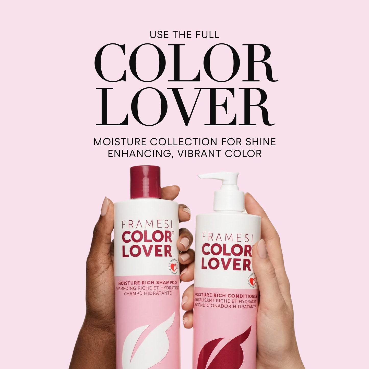 FRAMESI Color Lover Moisture Rich Masque, 16.9 fl.oz, Sulfate Free Hair Mask for Color Treated Hair