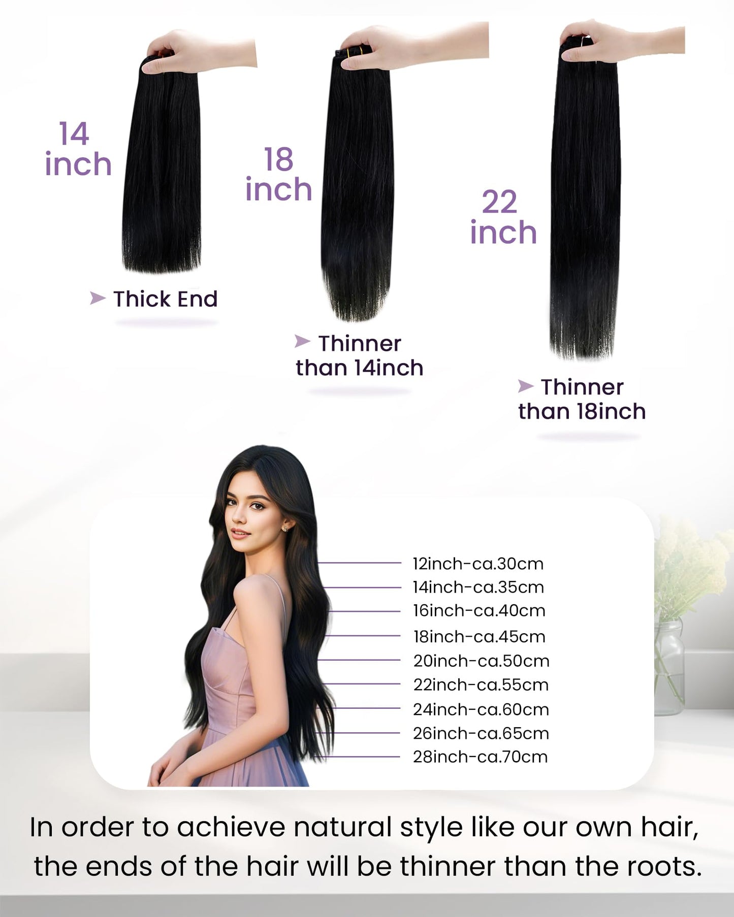 LaaVoo Clip in Hair Extensions Real Human Hair Blonde Ombre Human Hair Clip in Extensions Light Brown to Platinum Blonde Hair Extension Clip ins Silky Straight 18 Inch 5pcs/80g