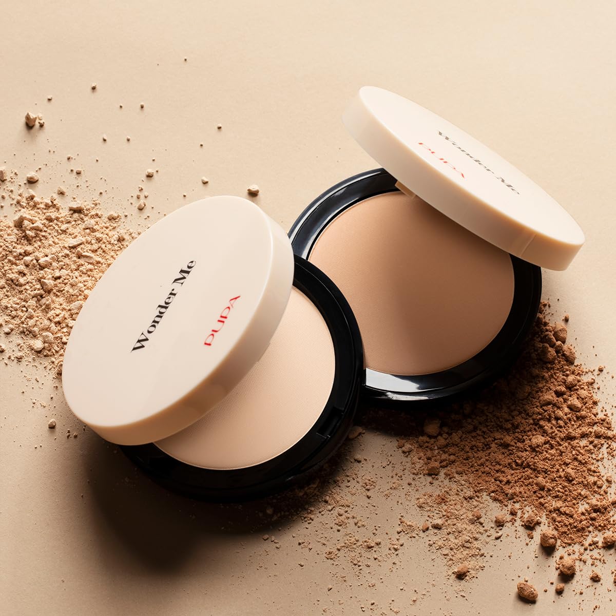 Pupa Milano Wonder Me Setting Powder - Reduces Pores & Smooths Skin Texture | Talc-Free, 010 Ivory, 0.22 oz